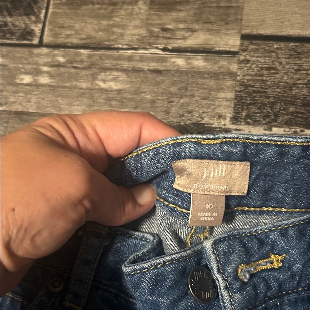 J. Jill Blue Denim Jeans - Picture 2 of 3